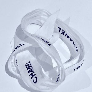Chanel White and Black Gift Ribbon